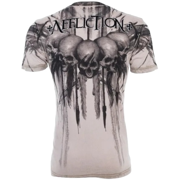 Affliction Men's T-shirt Walking dead - Picture 1 of 7